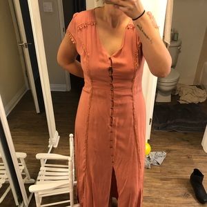 Coral Maxi Dress